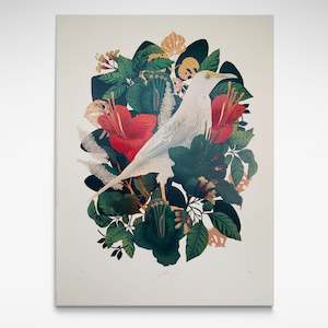 Flox: Mānu Vintage Silkscreen TŪĪ