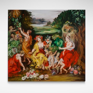 Anita Desoto: Her Fertility Turned Him Green, after Bruegal, Limited Edition Print