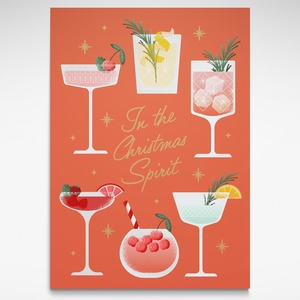Christmas Cocktails (Orange Edition), Print