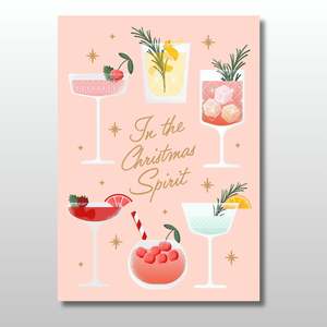Christmas Cocktails, Print