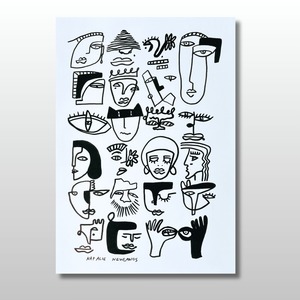 Limited Edition: Faces, Limited Edition A3 Print
