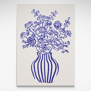 Cobalt Blue Flower, Print