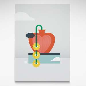 Open Edition: Still Life Red, Print