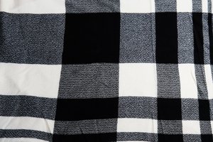 Fabric - Merino Fibonacci block pattern