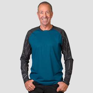 Men's Stack L/S Sleeve Gully Fern Ocean