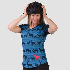 Short Sleeve Womens: Women's Stack S/S Wild Blue