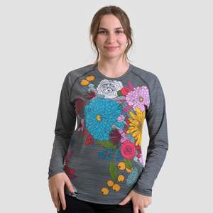 Long Sleeve Womens: Women's Raglan L/S Zesty .B Crew