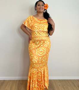 Taupou Dresses: VAEPA'A DRESS