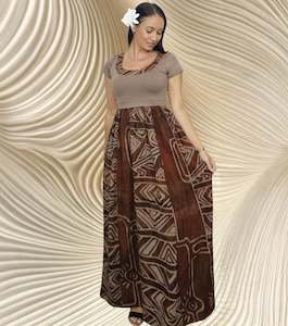 Pacific Island Art Dresses: TUAREVA DRESS