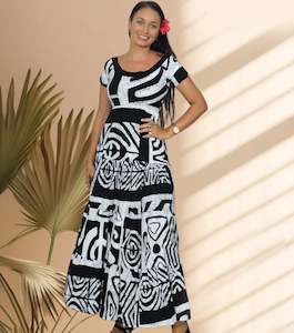 Pacific Island Art Dresses: HEREATA DRESS