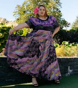 Made By Lorianas: LAVENDER BLOOM DRESS