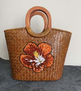 Handbags Purses: ELLIE Hibiscus Bag