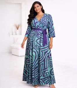 Pacific Island Art Dresses: FINA DRESS