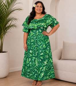 MATA RUFFLE DRESS