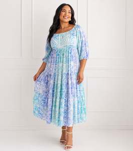 Taupou Dresses: NALANI LAGOON DRESS