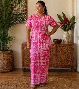 Taupou Dresses: ISLA PINIKI DRESS