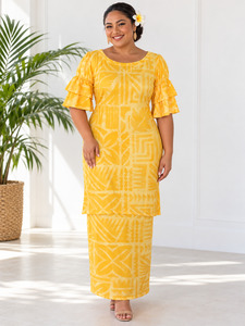 Taupou Dresses: SAMA PULETASI