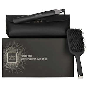 Equipment: GHD Platinum+ Hair Straightener Gift Set in Black (Christmas 2022)