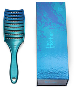 Happy Hair Brush: The Mother Brush - Teal/Blue