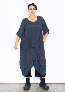Accordion Tunic - Liqourice