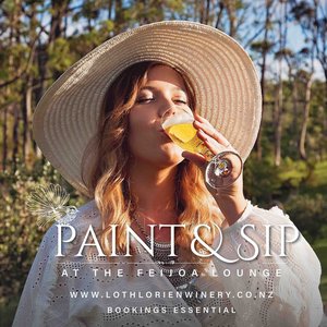 Products: Feijoa Lounge Paint & Sip Experience featuring the Feijoa Juice Bar - Hosted by Lothlorien Winery - Lothlorien Winery Ltd-shop-feijoa-wine-sparkling