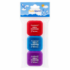 Office & Stationery Supplies: Pencil Sharpeners 3PCS – Colourful Standard Sharpeners NZ Stock