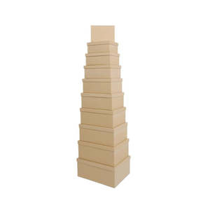 Rectangular Gift Box 10 Set: Craft Gift Box