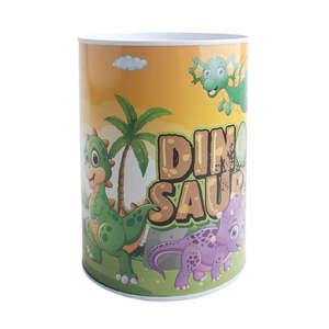 Money Tin: Money Tin Dino (15 x 21.5 cm)