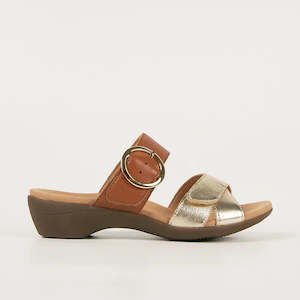 hush puppies: HUSH PUPPIES WOMENS ASTOUNDING - TAN/CHAMPAGNE