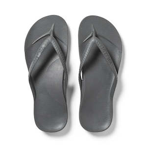 ARCHIES ARCH SUPPORT JANDALS - CHARCOAL