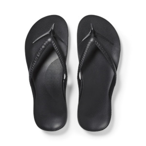 ARCHIES ARCH SUPPORT JANDALS - BLACK