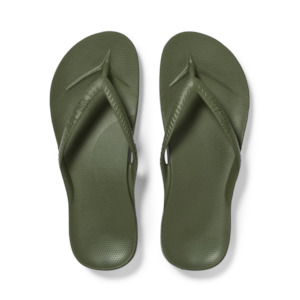 archies: ARCHIES ARCH SUPPORT JANDALS - KHAKI
