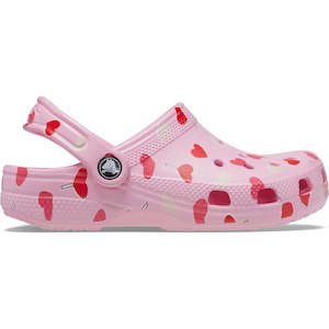 Youth: CROCS KIDS CLASSIC VDAY CLOG - FLAMINGO