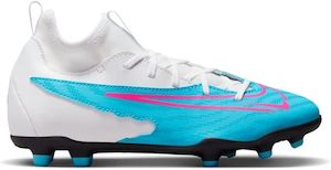 Youth: NIKE YOUTH JR PHANTOM GX CLUB DF FG/MG - Baltic Blue/White/Laser Blue/Pink Blast