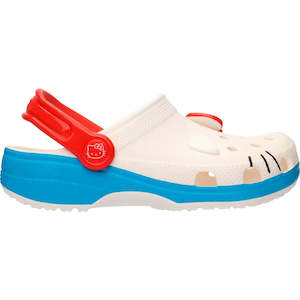 Kids Sandals Slides: CROCS KIDS HELLO KITTY IAM CLASSIC CLOG - WHITE