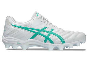 Football: ASICS GEL-LETHAL 19 - WHITE/AURORA GREEN