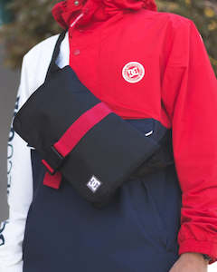 Bags Backpacks: DC NAWSON BAG - BLACK/RED
