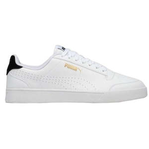 Puma: PUMA SHUFFLE PERF - WHITE/GOLD/PEACOAT