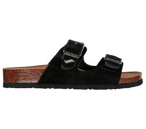 Womens Sandals: SKECHERS WOMEN'S ARCH FIT GRANOLA - BLACK