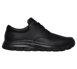 Mens Casual 1: SKECHERS MEN'S WORK RELAXED FIT: FLEX ADVANTAGE FOURCHE SR - BLACK
