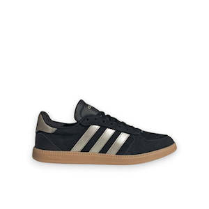 ADIDAS WOMENS BREAKNET SLEEK - Core Black / Cyber Metallic / Gum
