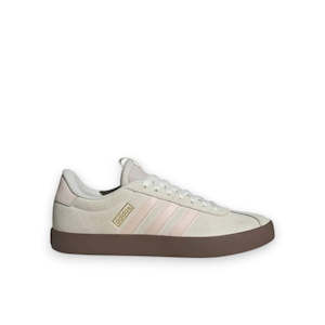 Womens Sneakers: ADIDAS WOMENS VL COURT 3.0 - Off White / Wonder Quartz / Gold Metallic