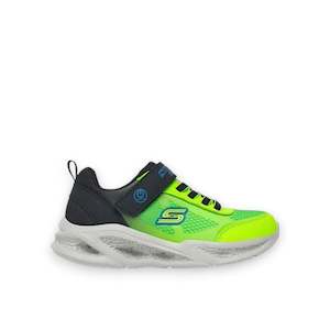 SKECHERS KIDS METOR LIGHTS - BLACK/BLUE/LIME
