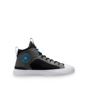 CONVERSE CHUCK TAYLOR ALL STAR ULTRA MID - BLACK/CYBER GREY/DIAL UP BLUE