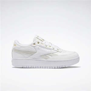 REEBOK Club C Double - Cloud White / Cloud White / Gold Metallic
