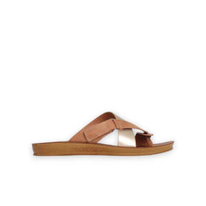Womens Casual: LOS CABOS BRY - BRANDY/SOFT GOLD