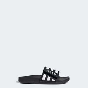 Kids: ADIDAS KIDS ADILETTE COMFORT SLIDES - BLACK/WHITE