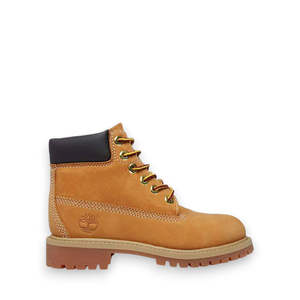 Kids: TIMBERLAND YOUTH 6-INCH PREMIUM WATERPROOF BOOT - WHEAT NUBUCK