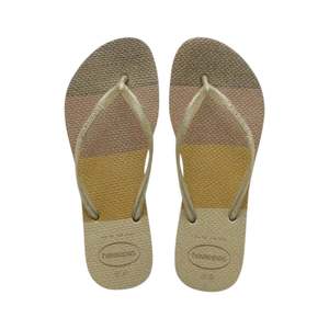 HAVAIANAS KIDS SLIM PALETTE GLITTER - SAND GREY