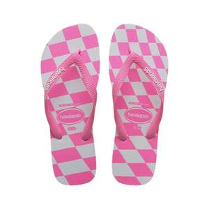 HAVAIANAS KIDS DISTORTED CHECK - PINK LEMONADE